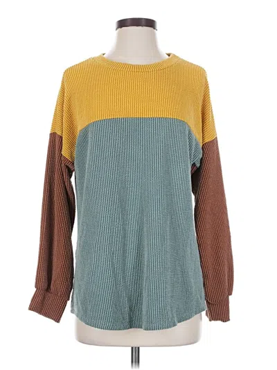 Pre-owned Lovely Melody Long Sleeve T-shirt In Teal