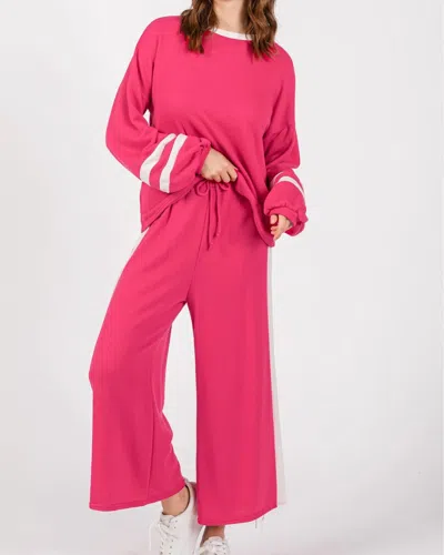 Lovely Melody My Way To Go Set In Fuschia In Pink