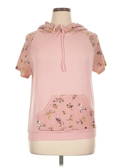 Pre-owned Lovely Melody Pullover Hoodie In Pink