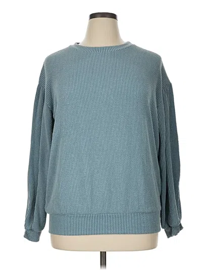 Pre-owned Lovely Melody Pullover Sweater In Blue