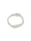 Loveness Lee Cylindro Textured Ring In Silver