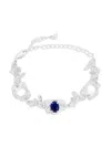 Loveness Lee Hira Sapphire Bracelet In Silver