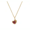 LOVENESS LEE RED HEART NECKLACE