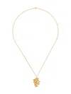 Loveness Lee Rooster Chinese Zodiac Necklace In Gold