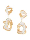 Loveness Lee Saorsa Hammered-drop Earrings In Gold