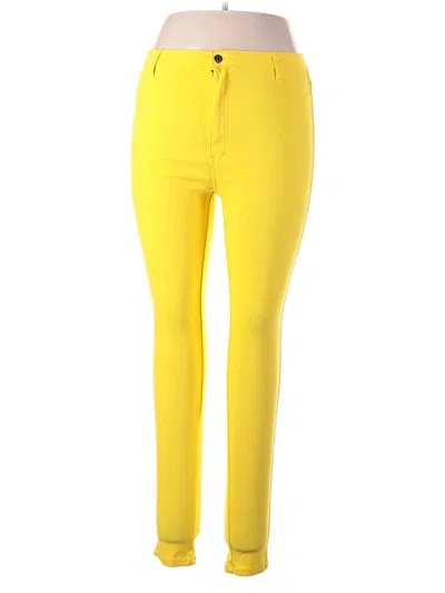 Pre-owned Lover Brand Fashion Casual Pants In Yellow