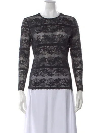 Pre-owned Lover Crew Neck Sweater In Black