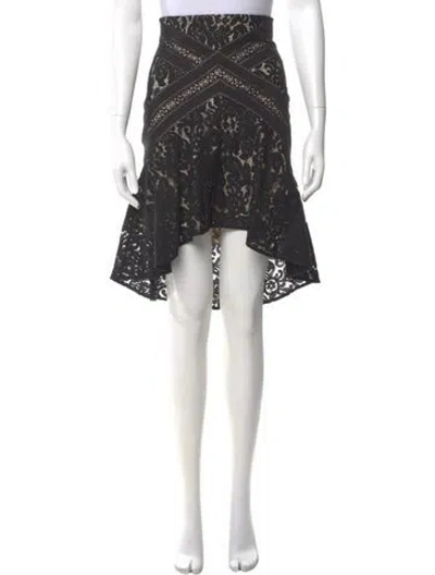 Pre-owned Lover Lace Pattern Knee-length Skirt