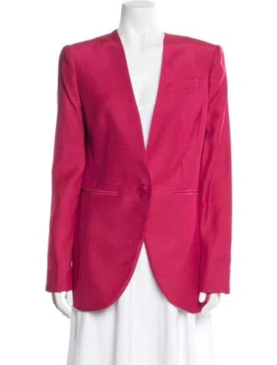 Pre-owned Lover Wool Blazer In Pink