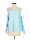 Loveriche 3/4 Sleeve Blouse In Blue
