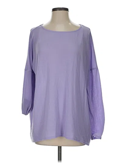 Pre-owned Loveriche 3/4 Sleeve T-shirt In Purple