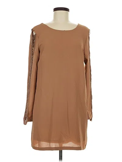 Pre-owned Loveriche Casual Dress In Brown