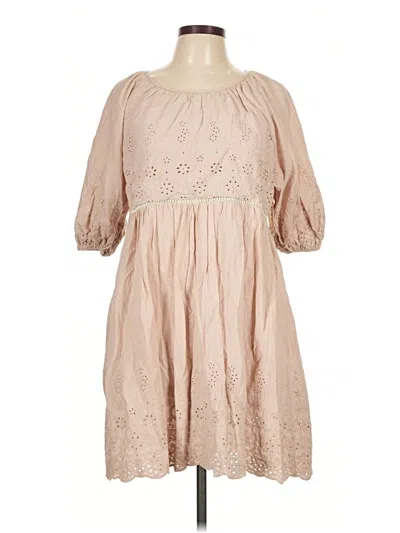 Pre-owned Loveriche Casual Dress In Tan
