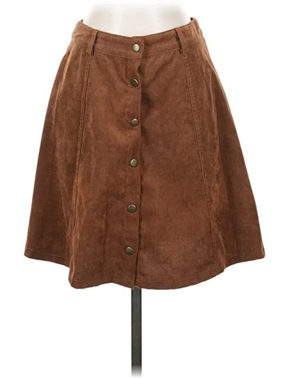 Pre-owned Loveriche Casual Skirt In Brown