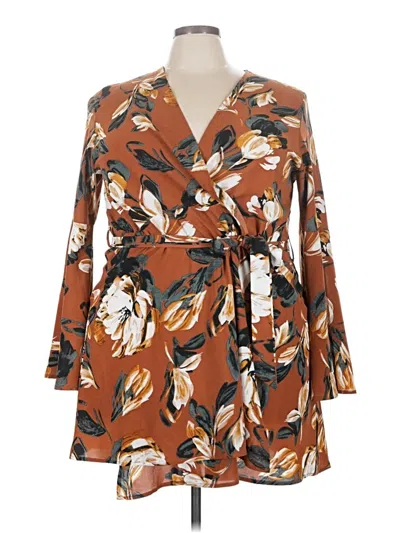 Pre-owned Loveriche Kimono In Brown