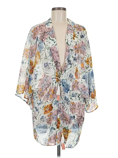 Pre-owned Loveriche Kimono In White