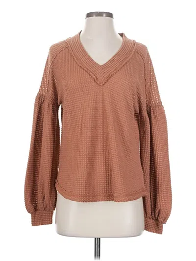 Pre-owned Loveriche Pullover Sweater In Brown