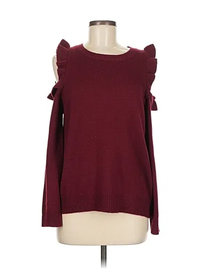 Pre-owned Loveriche Pullover Sweater In Burgundy