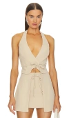 Lovers & Friends Abbey Top In Nude Neutral