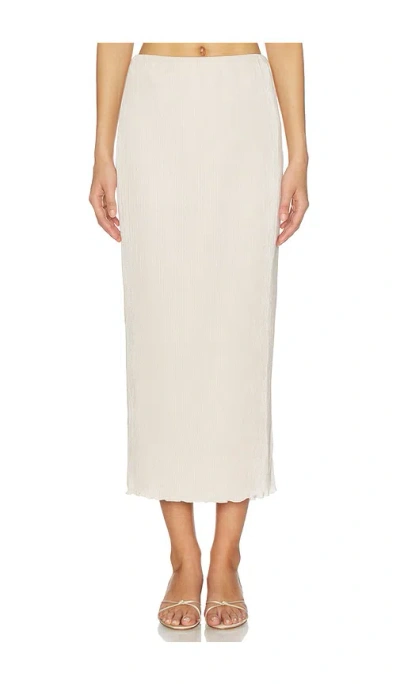 Lovers & Friends Aileen Midi Skirt In Transparent