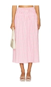 Lovers & Friends Aimee Maxi Skirt In Pink