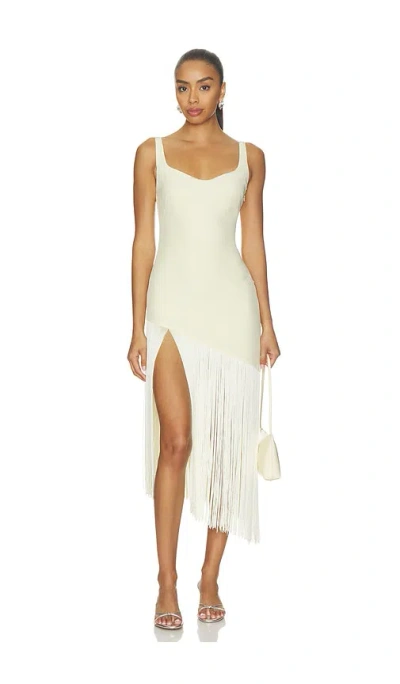 Lovers & Friends Aisha Midi Dress In White