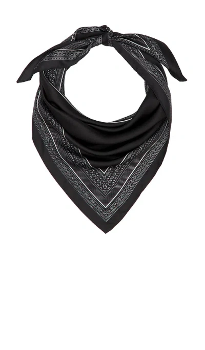 Lovers & Friends Alba Triangle Scarf In Black