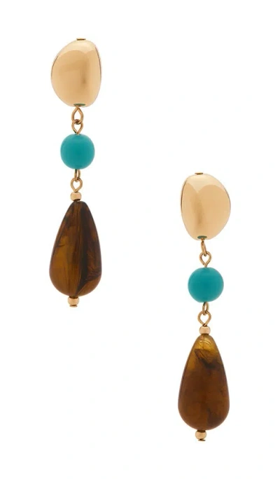 Lovers & Friends Alessia Earrings In Brown