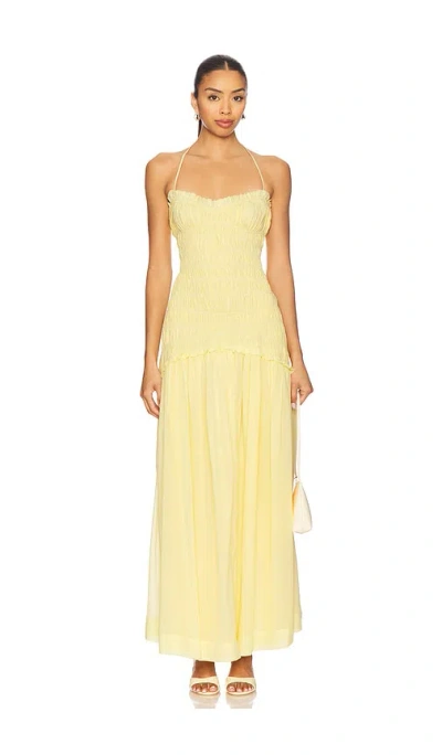Lovers & Friends Alessia Maxi Dress In Yellow