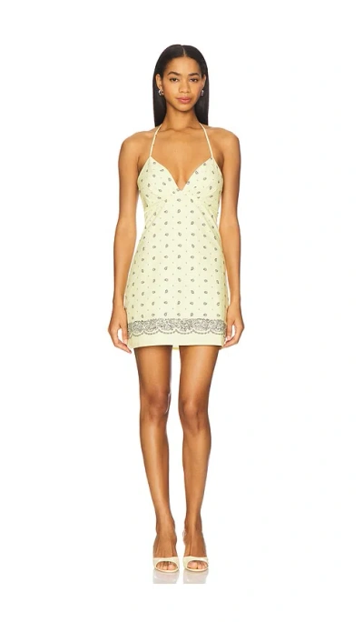 Lovers & Friends Amelia Mini Dress In Green