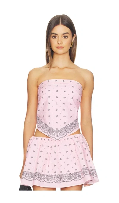 Lovers & Friends Amelia Top In Pink