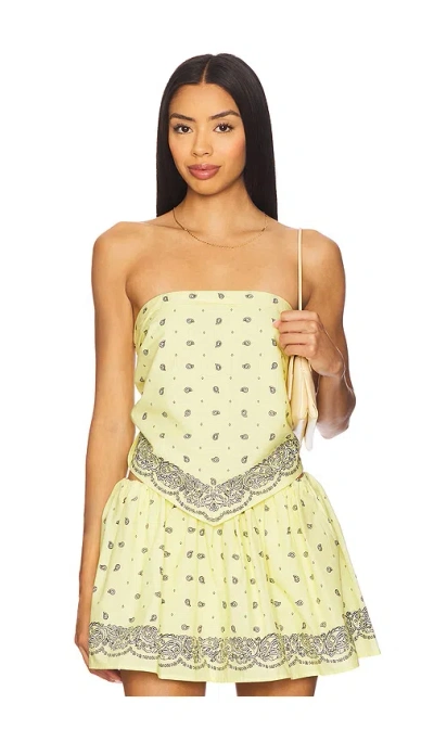 Lovers & Friends Amelia Top In Yellow