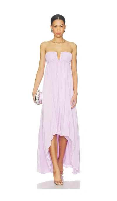 Lovers & Friends Amelie Gown In Purple