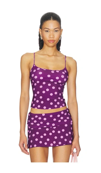Lovers & Friends Anelyn Tank In Purple