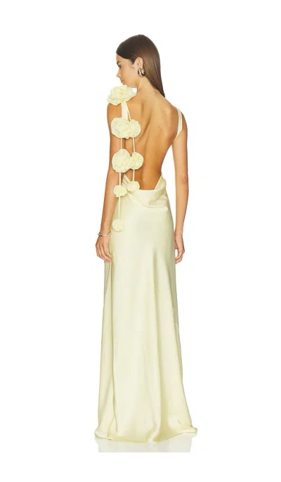 Lovers & Friends Angela Gown In Yellow