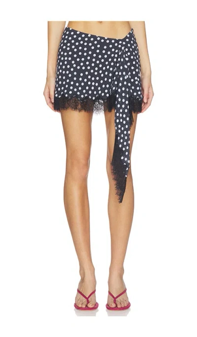 Lovers & Friends Anneli Mini Skirt In Blue