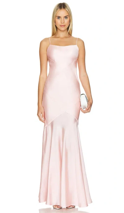 Lovers & Friends Ari Gown In Light Pink
