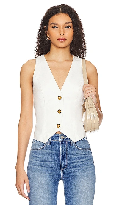 Lovers & Friends Asa Vest In Ivory