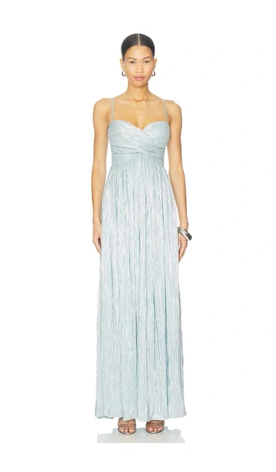 Lovers & Friends Ashley Gown In Blue