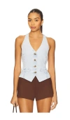 Lovers & Friends Astrid Top In Blue