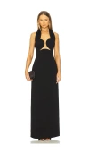 Lovers & Friends Athenna Gown In Black