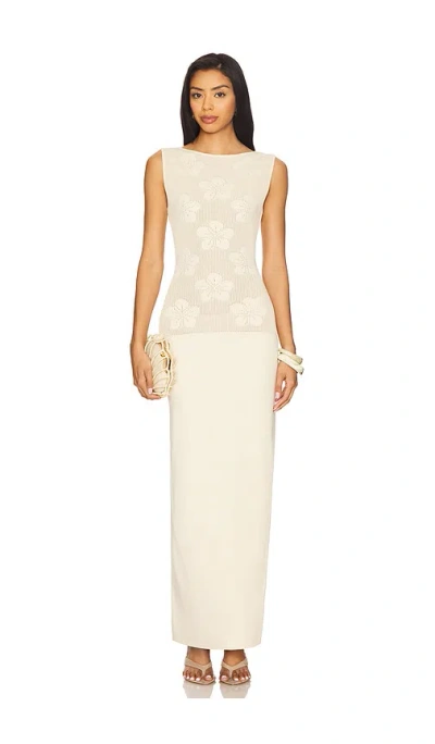 Lovers & Friends Aubery Maxi Dress In White