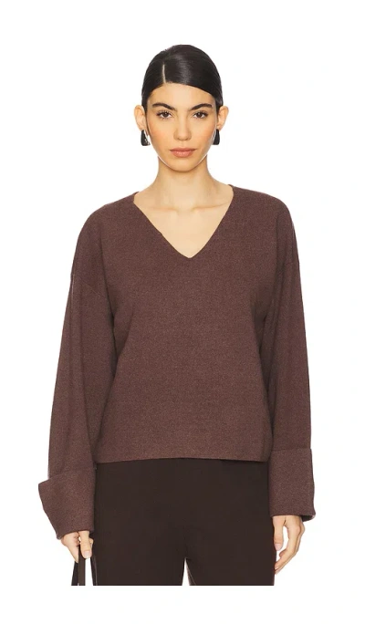 Lovers & Friends Aurelia V Neck In Brown