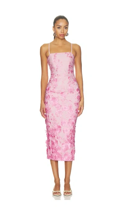 Lovers & Friends Ayriel Midi Dress In Pink