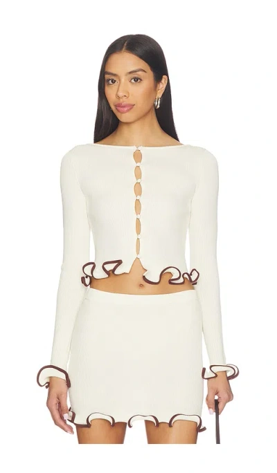 Lovers & Friends Bella Cardigan In White