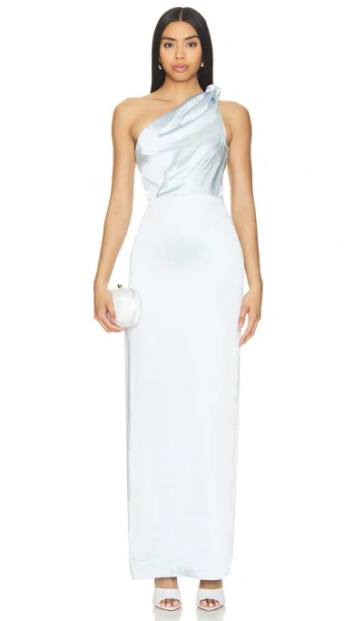 Lovers & Friends Bella Gown In Baby Blue