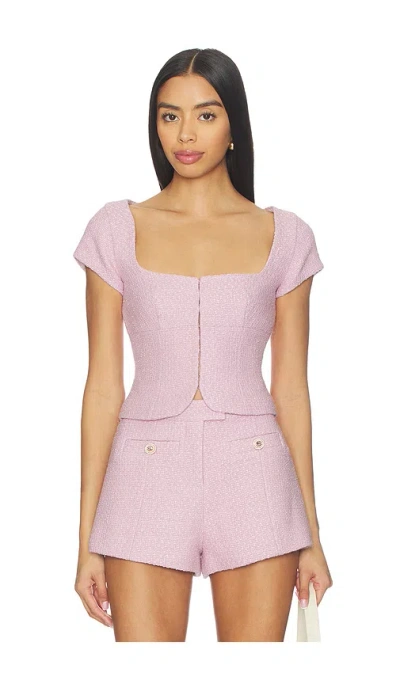 Lovers & Friends Betsy Top In Pink