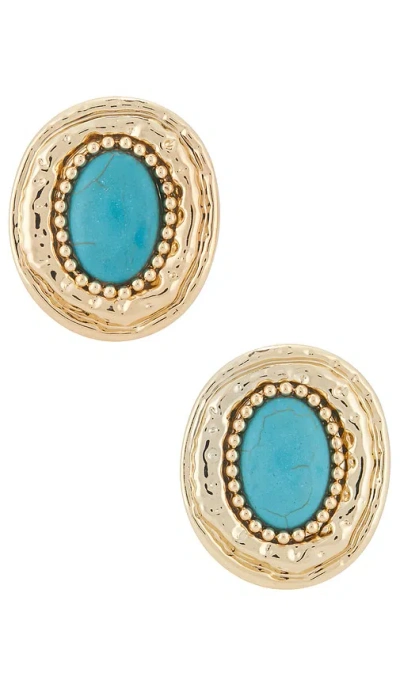 Lovers & Friends Bianca Earrings In Blue