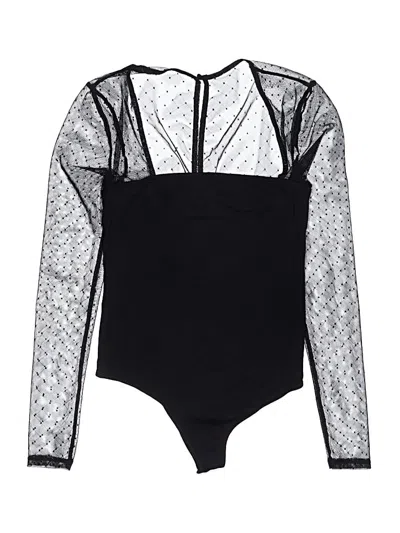 Pre-owned Lovers & Friends Bodysuit In Black