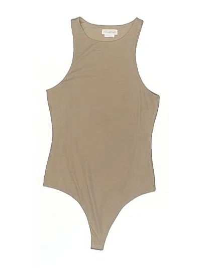 Pre-owned Lovers & Friends Bodysuit In Brown